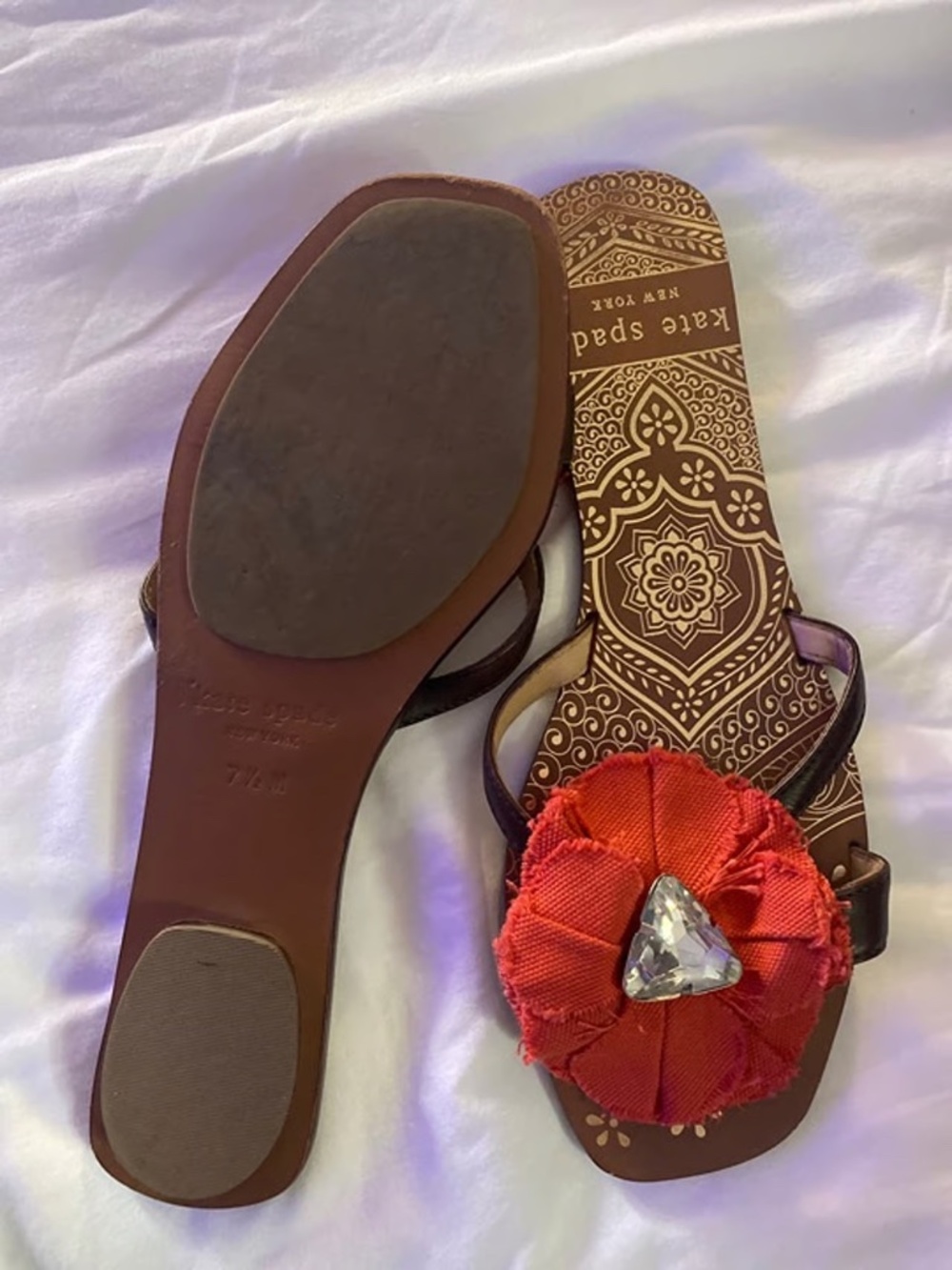 Kate Spade Flower Sandals - Picture 2 of 4